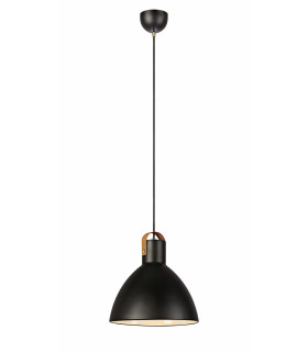 EAGLE plafoniera nera 1 lampadina