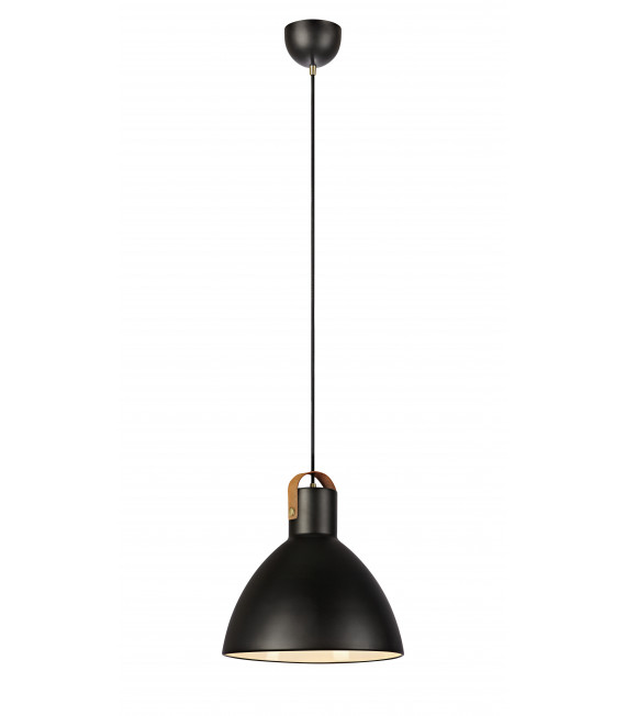 EAGLE plafoniera nera 1 lampadina