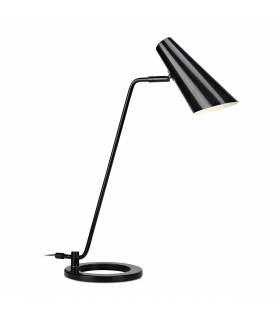 CAL schwarze Tischlampe 1 Glühbirne