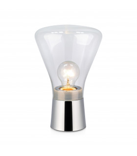 Lampe de table JACK chromée 1 ampoule