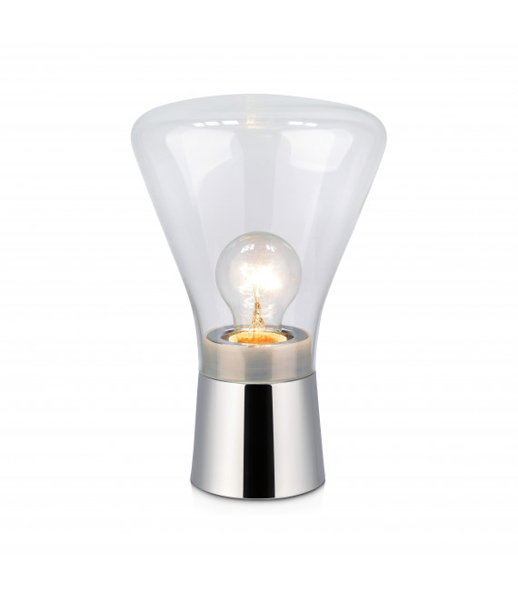 JACK chrome table lamp 1 bulb