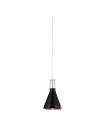 Suspension ZIP chromée 1 ampoule