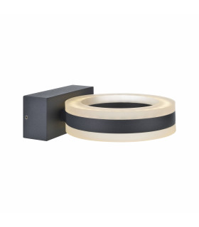 Applique murale de jardin ORION grise 1 ampoule