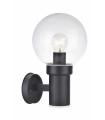 Applique murale de jardin CARIS Noire 1 ampoule