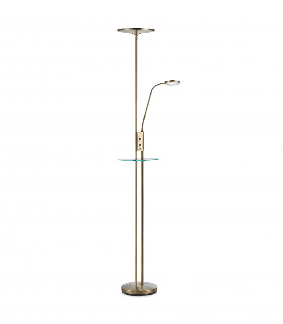 FRIEND antique floor lamp 2 bulbs