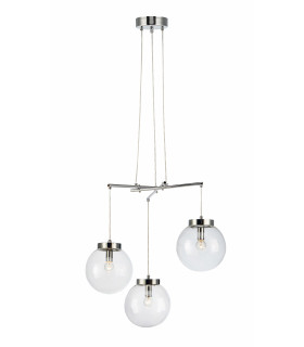 Plafoniera SICILY cromata 3 lampadine