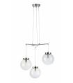 SICILY ceiling light chrome 3 bulbs