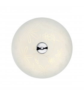 Lámpara de techo FLOR blanca 1 bombilla