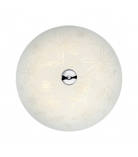Lámpara de techo FLOR blanca 1 bombilla