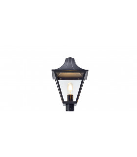 DANDY schwarze Gartenlampe 1 Glühbirne