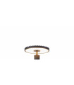 Garden lamp PLATE Black 1 bulb