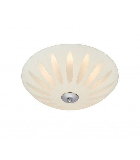 Plafonnier PETAL chromé 1 ampoule