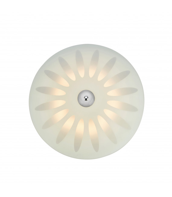 Plafonnier PETAL chromé 1 ampoule