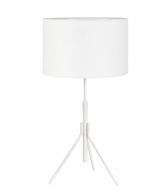 SLING weiße Tischlampe 1 Glühbirne