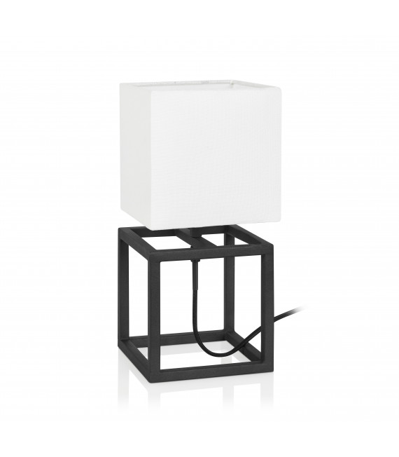 Table lamp CUBE Black 1 bulb