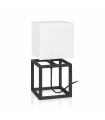 Lampe de table CUBE Noire 1 ampoule