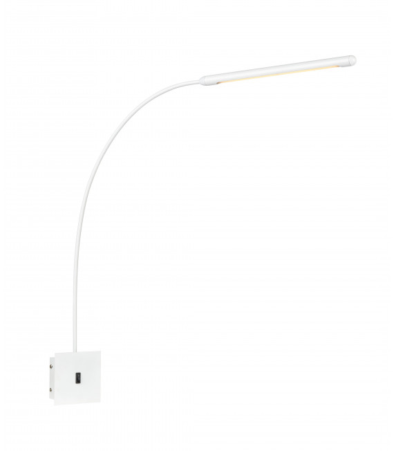 ANTENNA white wall light 1 bulb