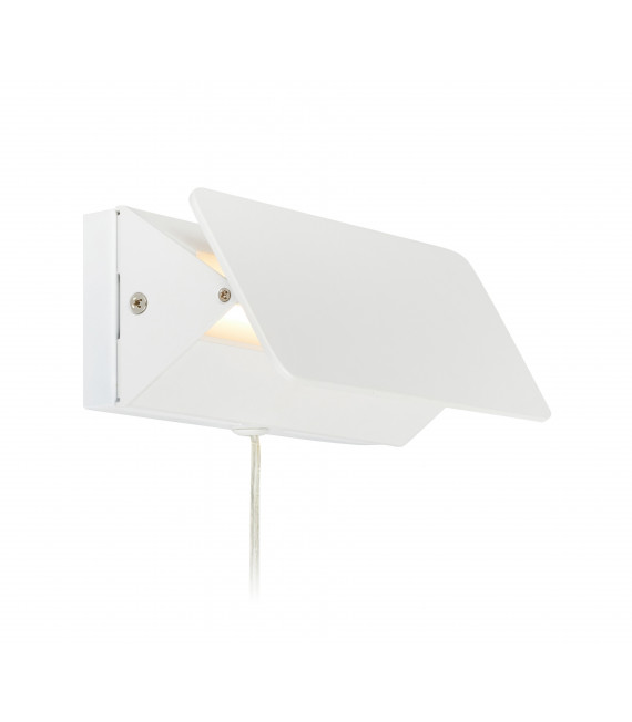 CARD aplique blanco 1 bombilla