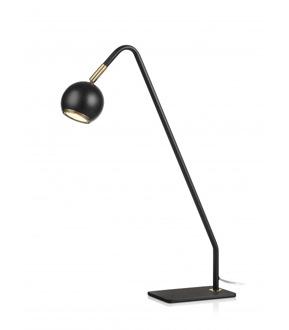 COCO Lampada da tavolo nera 1 lampadina