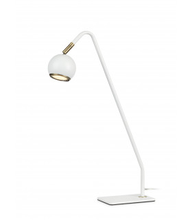 COCO weiße Tischlampe 1 Glühbirne