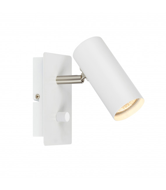 BARCELONA white wall light 1 bulb