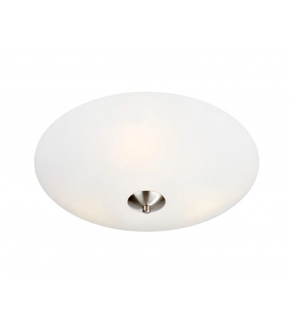 POLAR ceiling light in steel 2 bulbs