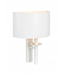 Applique murale ARMOUR blanche 1 ampoule