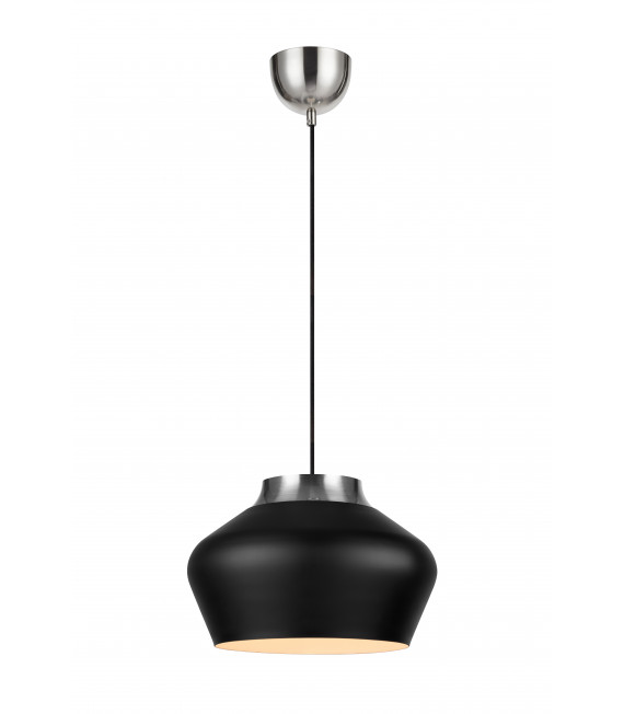 KOM ceiling lamp in steel 1 bulb