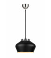 KOM ceiling lamp in steel 1 bulb