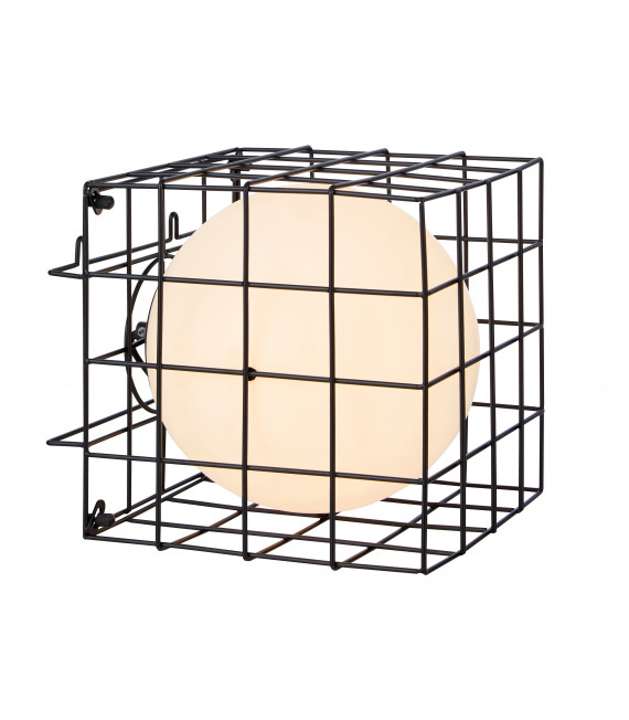 Lampe de table CAGE Noire 1 ampoule