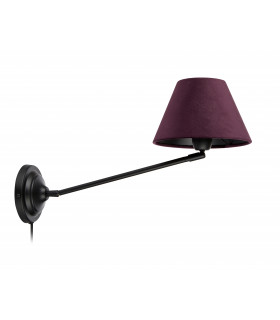 GARDA black wall light 1 bulb