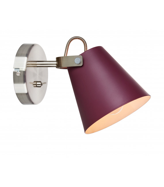 Applique murale TRIBE en acier 1 ampoule