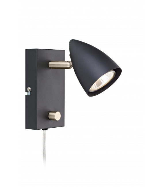 CIRO Black wall light 1 bulb