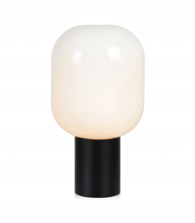 Lampada da tavolo BROOKLYN nera 1 lampadina
