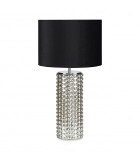 Lampada da tavolo argento PROUD 1 lampadina