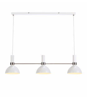 LARRY ceiling lamp in steel 3 bulbs