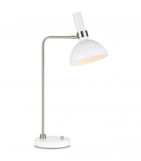 LARRY lampada da tavolo in acciaio 1 lampadina