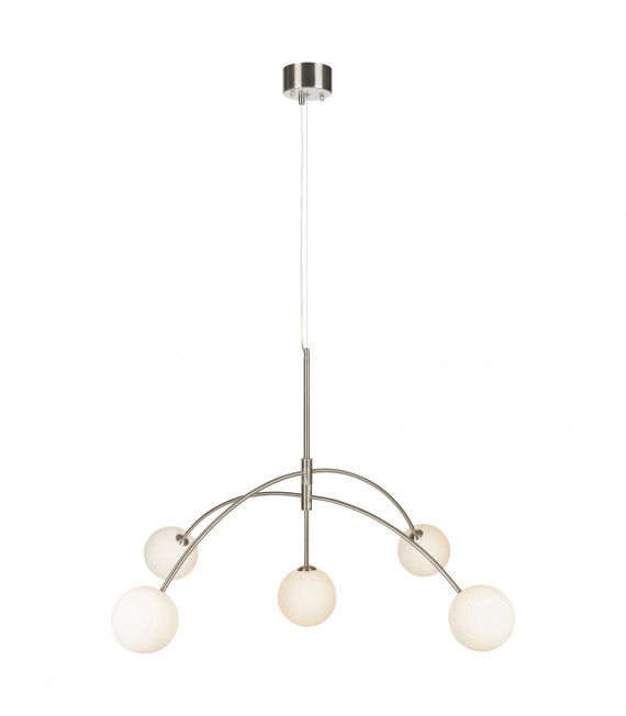 HEAVEN ceiling lamp in steel 5 bulbs