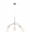 HEAVEN ceiling lamp in steel 5 bulbs