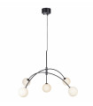 Plafonnier HEAVEN Noir 5 ampoules