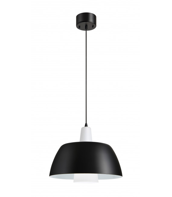 SOLO plafoniera nera 1 lampadina