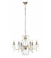 Antique MARY crystal ceiling light 6 bulbs