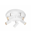 TORINO white ceiling light 5 bulbs