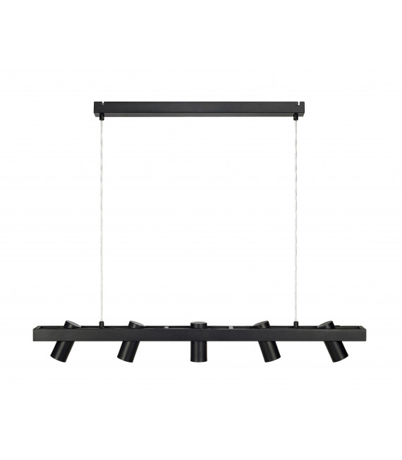 Plafonnier TORINO Noir 5 ampoules