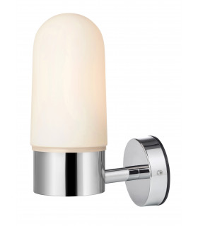 Aplique de baño cromado ZEN 1 bombilla