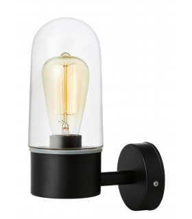 Aplique de baño ZEN negro 1 bombilla