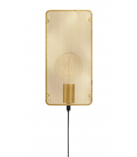 Applique dorata MESH 1 lampadina