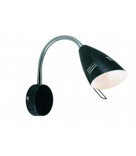 Applique murale VEJLE Noire 1 ampoule
