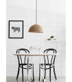 Plafonnier CORK Noir 1 ampoule