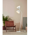 DAGMAR white floor lamp 2 bulbs